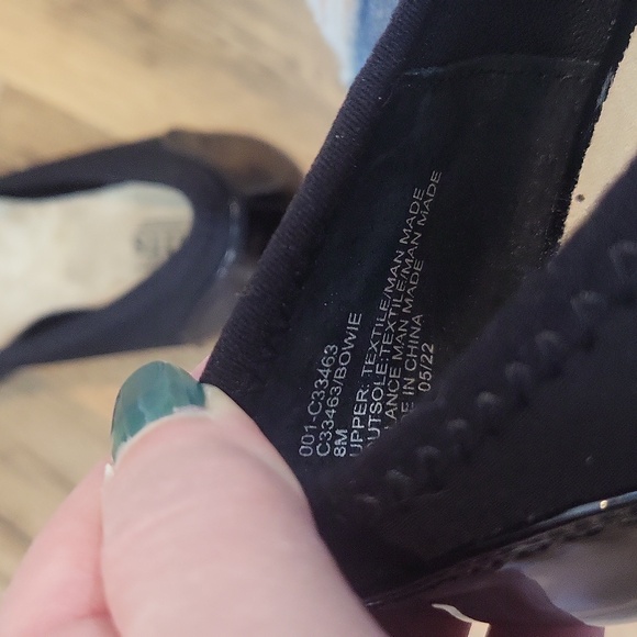 Cliffs by WHITE MOUNTAIN Black Bowie Wedge Cushioned Insole Shoe - Picture 10 of 11